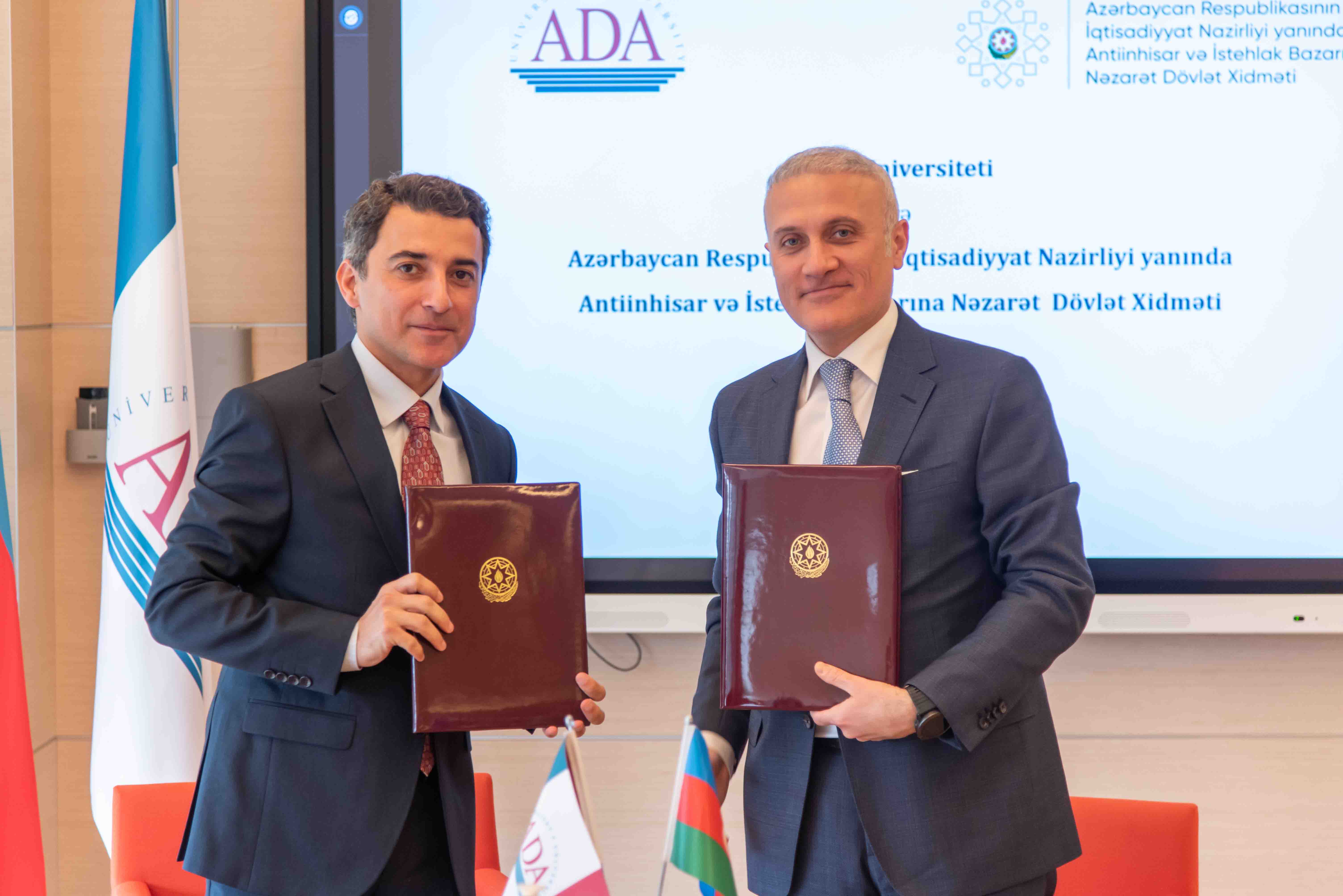 A Memorandum of Cooperation was signed between the State Service and ADA University