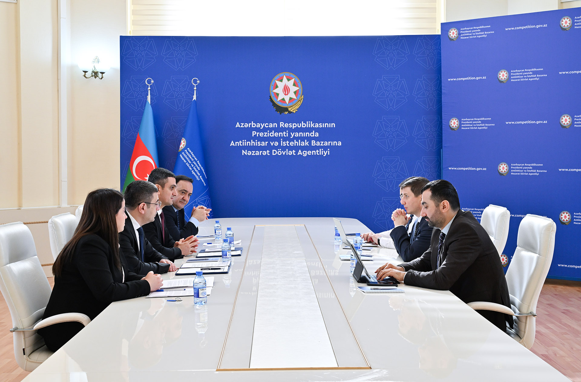 Agentlikdə İnformasiya Kommunikasiya Texnologiyaları Agentliyinin nümayəndələri ilə görüş keçirilib