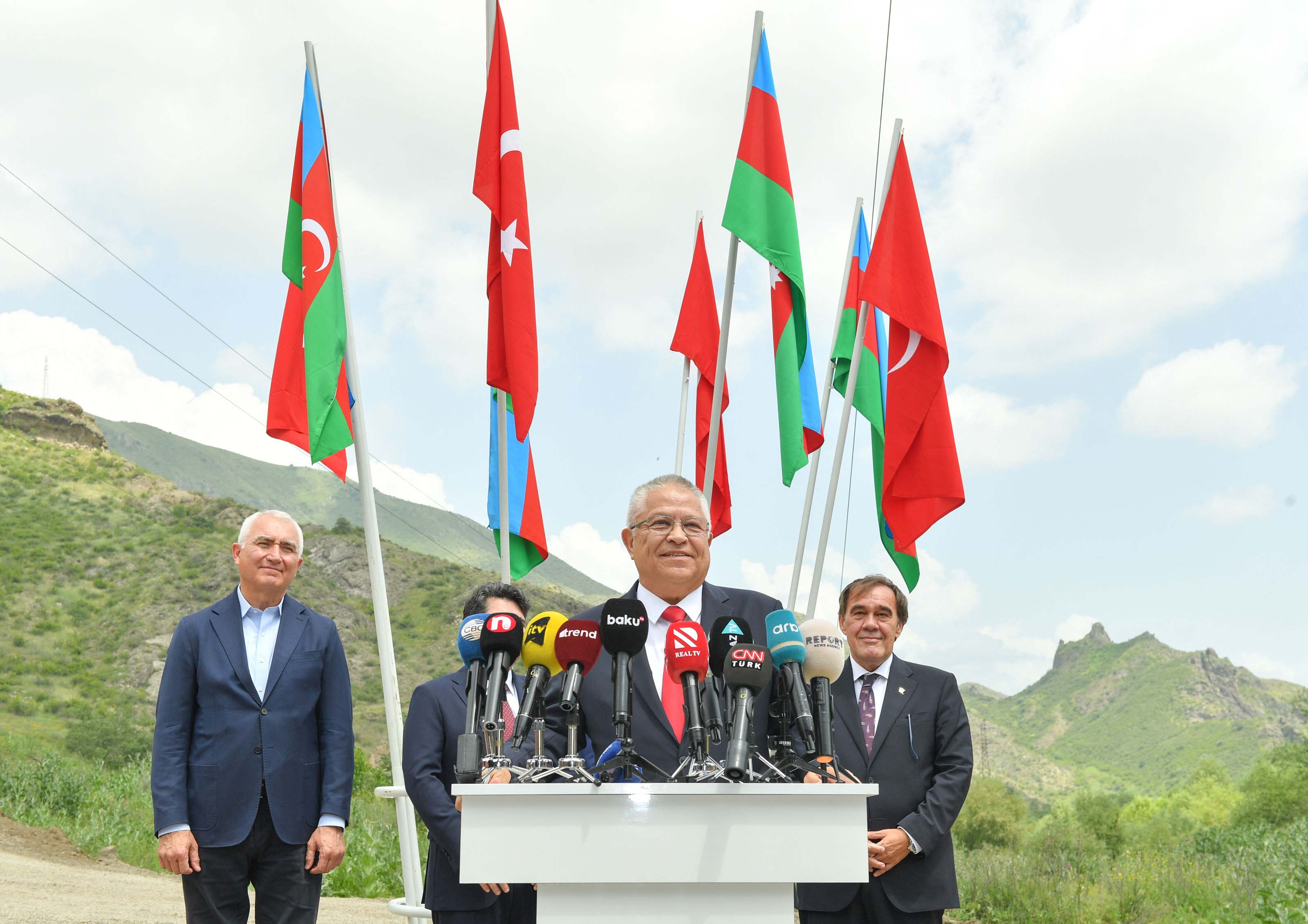 Laçında kiçik su elektrik stansiyasının təməli qoyulub