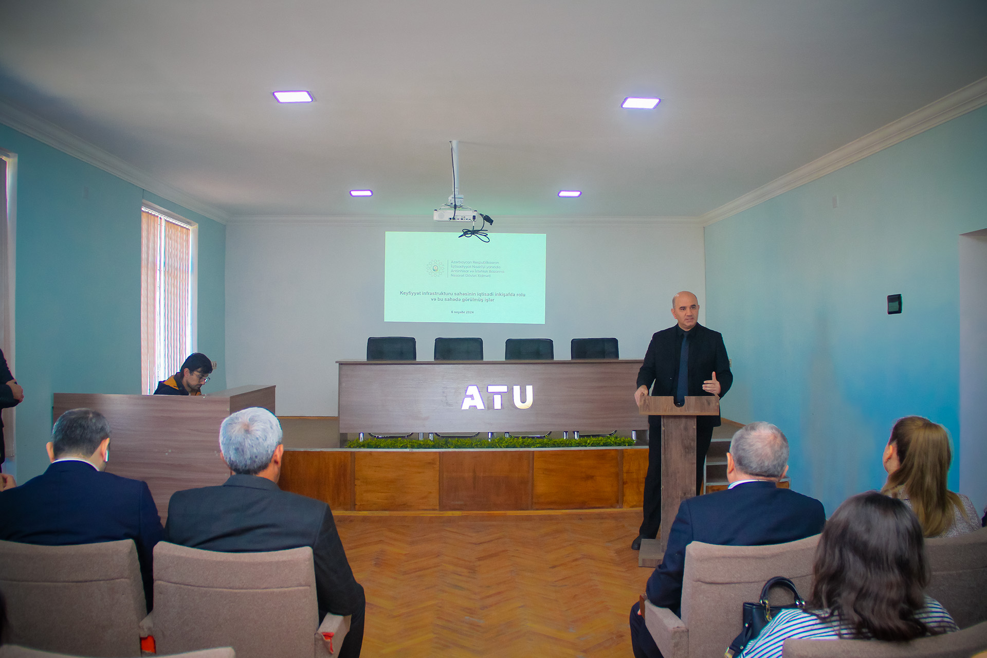 Azərbaycan Texnologiya Universitetinin tələbələri üçün açıq dərs keçirilib