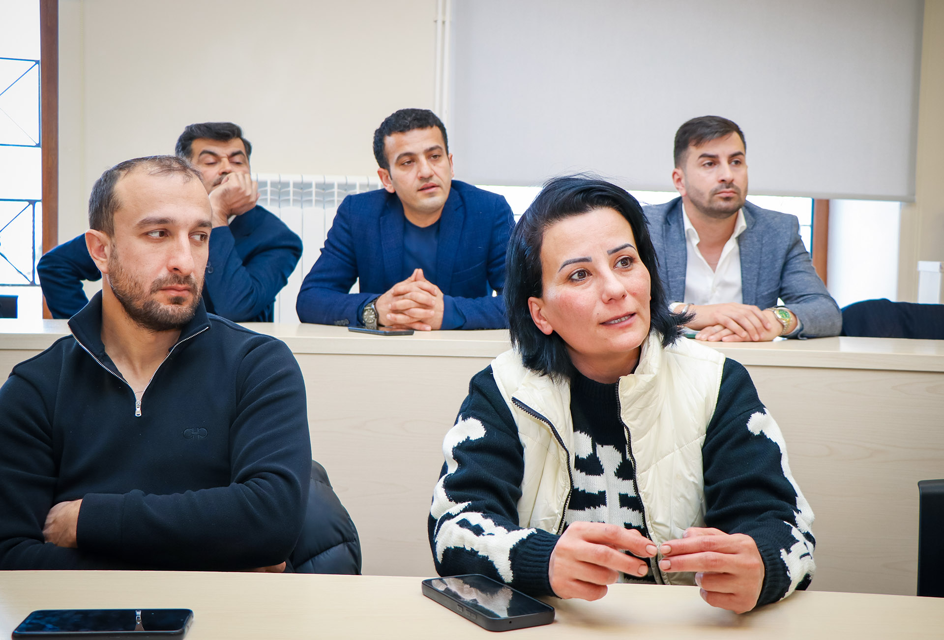 İstehlak bazarında fəaliyyət göstərən sahibkarlarla növbəti maarifləndirici görüş Xankəndi şəhərində keçirilib