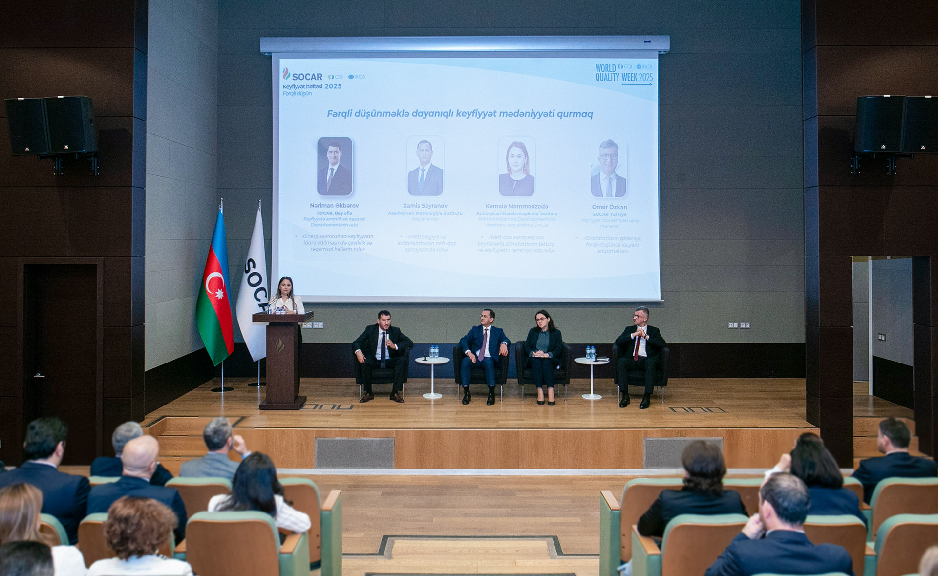 AzMİ və AZSTAND-ın nümayəndələri SOCAR-ın təşkil etdiyi “Ümumdünya Keyfiyyət Həftəsi 2025” tədbirində iştirak ediblər