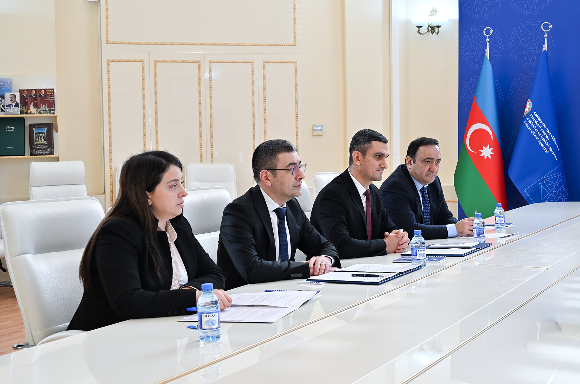 Agentlikdə İnformasiya Kommunikasiya Texnologiyaları Agentliyinin nümayəndələri ilə görüş keçirilib