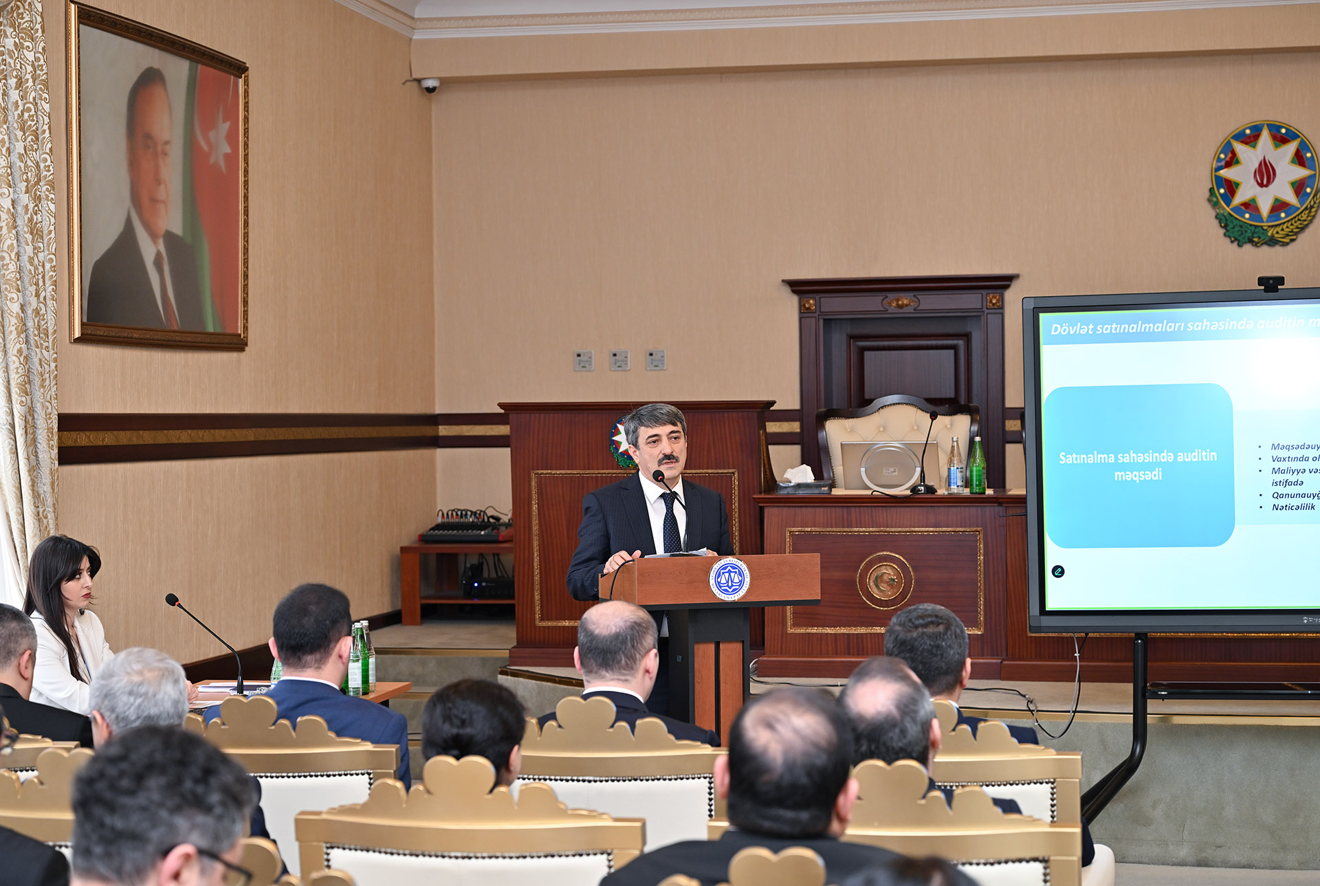 “Dövlət satınalmalarının təşkili və bu sahə üzrə əsas audit nəticələri” mövzusunda seminar keçirilib