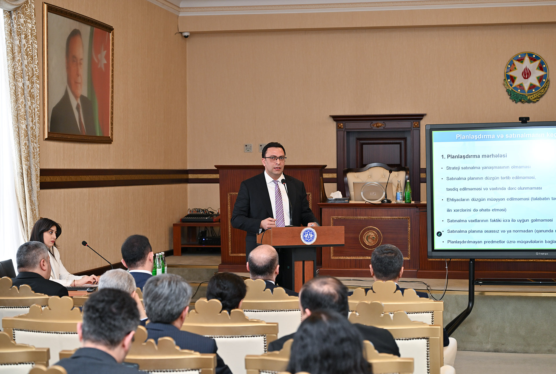 “Dövlət satınalmalarının təşkili və bu sahə üzrə əsas audit nəticələri” mövzusunda seminar keçirilib