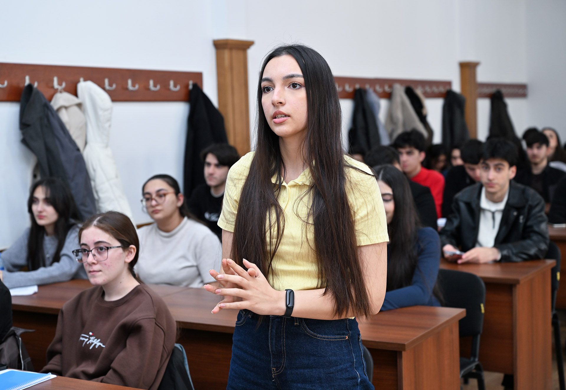 Azərbaycan Dövlət İqtisad Universitetinin tələbələri üçün açıq dərs keçirilib