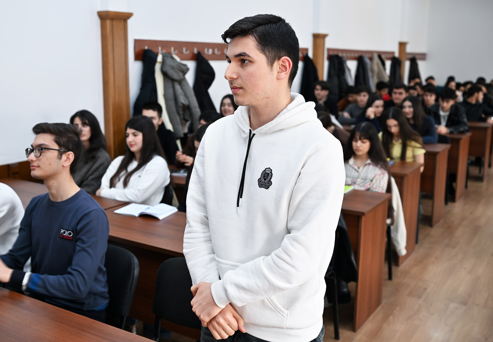 Azərbaycan Dövlət İqtisad Universitetinin tələbələri üçün açıq dərs keçirilib