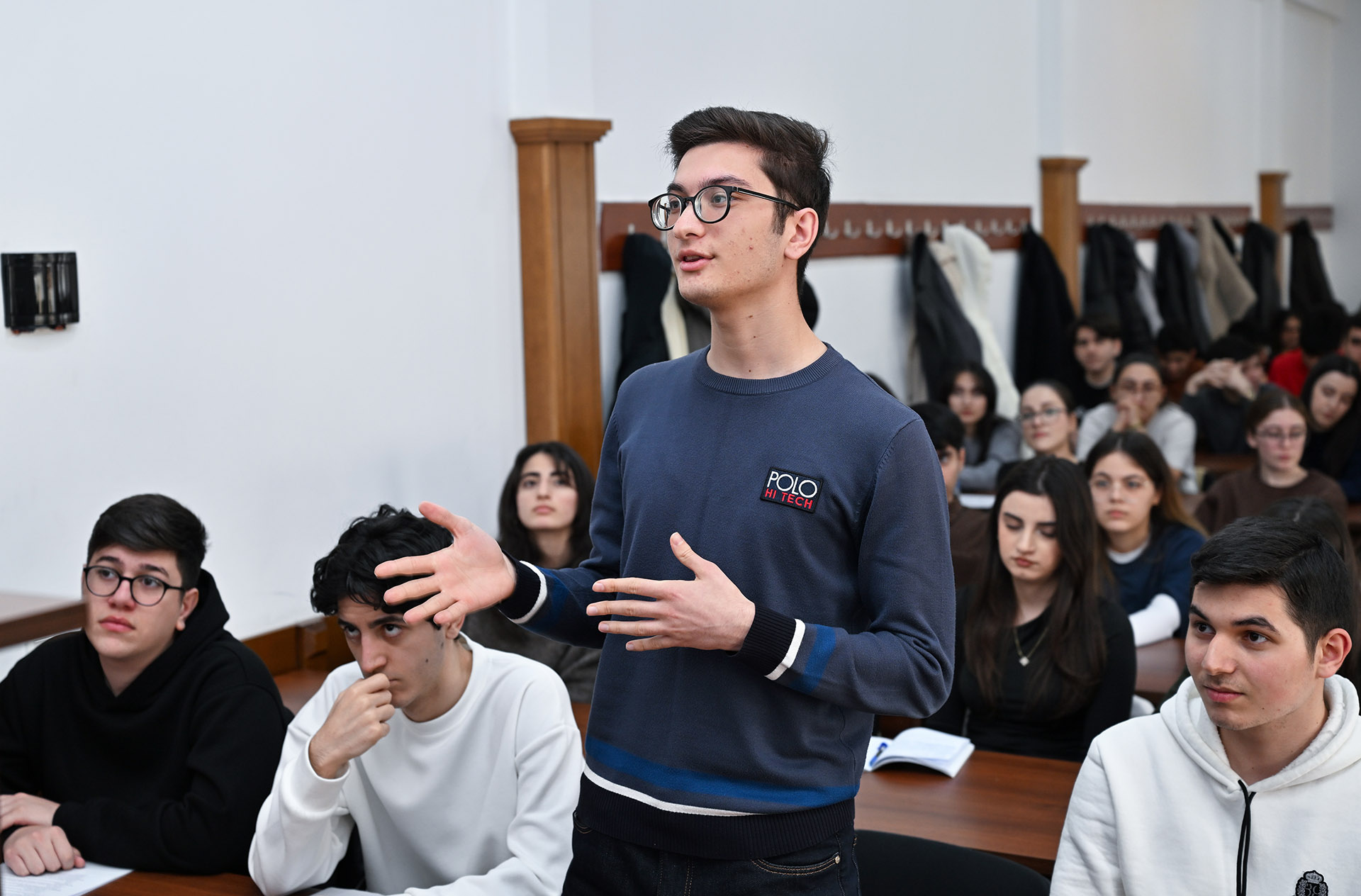 Azərbaycan Dövlət İqtisad Universitetinin tələbələri üçün açıq dərs keçirilib