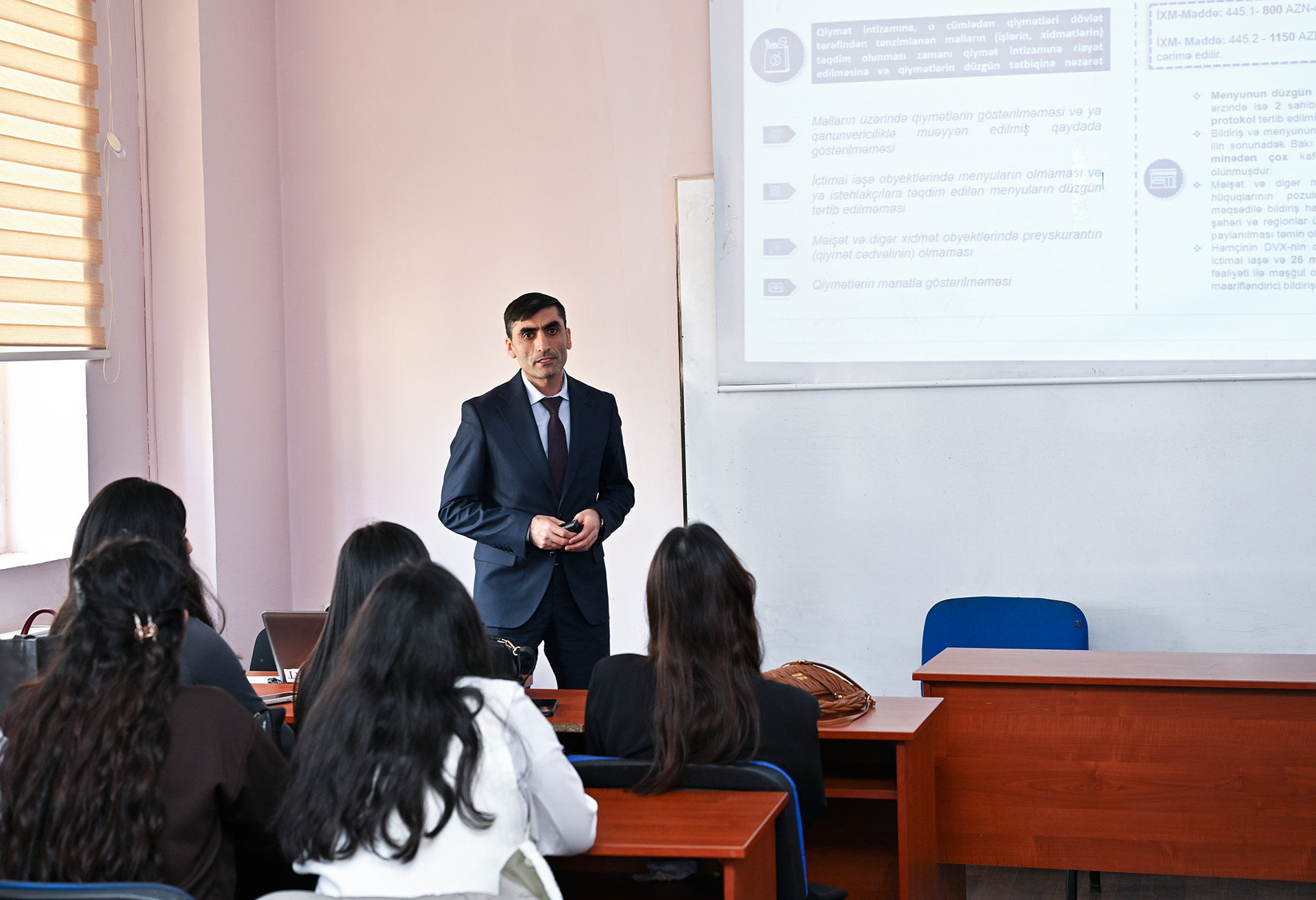 Azərbaycan Turizm və Menecment Universitetinin tələbələri üçün açıq dərs keçirilib