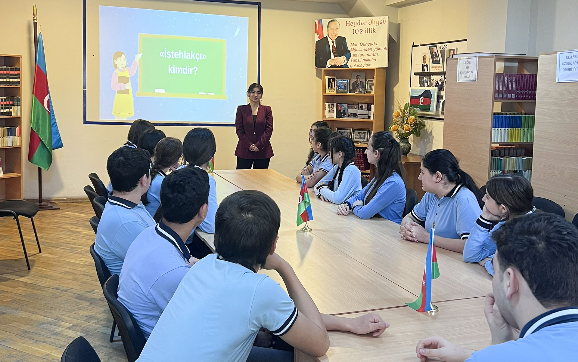 Məktəbyaşlı uşaqların istehlakçı hüquqları barədə maarifləndirilməsi məqsədilə növbəti açıq dərslər keçirilib