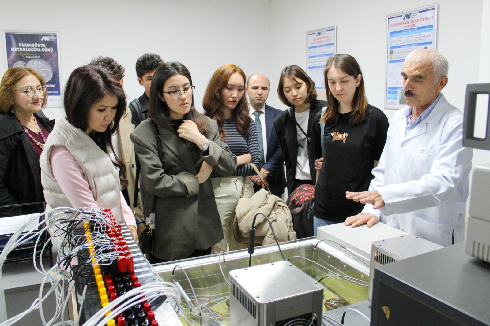 Azərbaycan Metrologiya İnstitutunda Qazaxıstandan olan tələbələr üçün infotur təşkil olunub