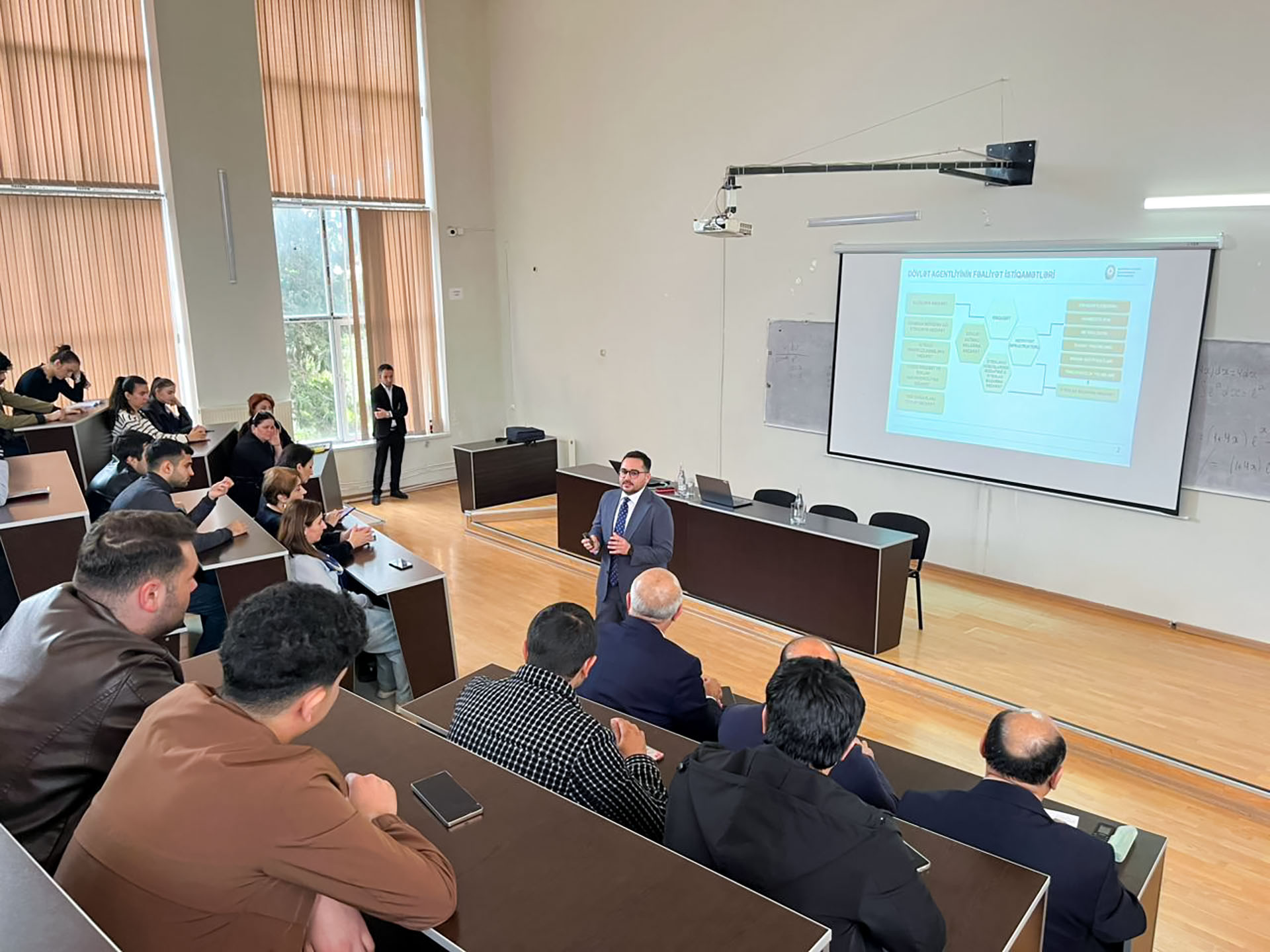 Sumqayıt Dövlət Universitetinin tələbələri üçün açıq dərs keçirilib