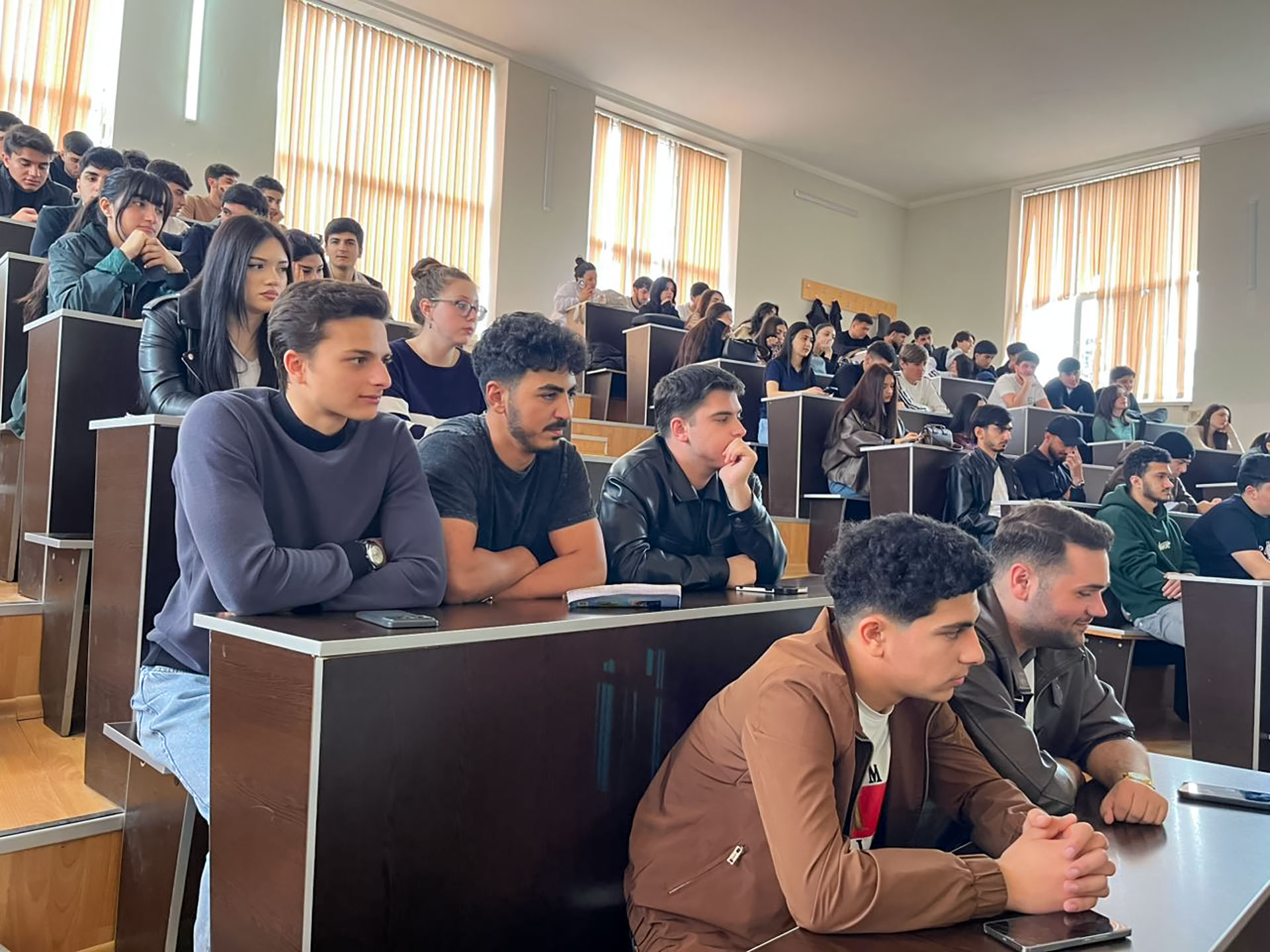 Sumqayıt Dövlət Universitetinin tələbələri üçün açıq dərs keçirilib