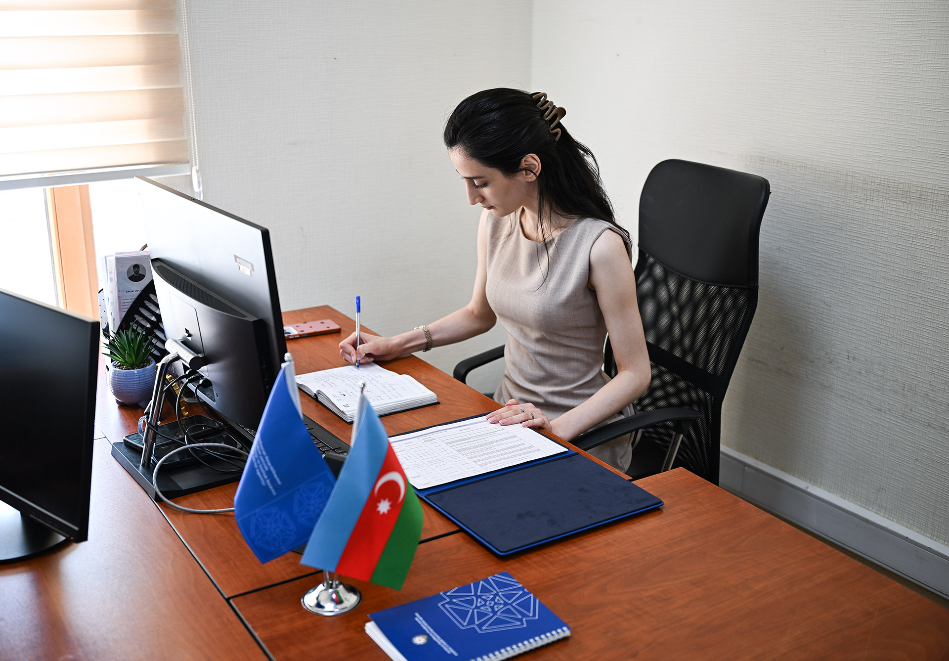 Agentlikdə istehsalat təcrübəsi keçən tələbələrlə görüş keçirilib